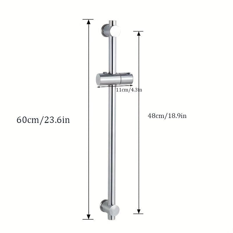 304 Stainless Steel Shower Base Bracket Adjustable Shower Head