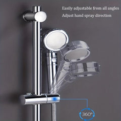304 Stainless Steel Shower Base Bracket Adjustable Shower Head