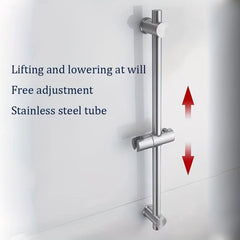 304 Stainless Steel Shower Base Bracket Adjustable Shower Head