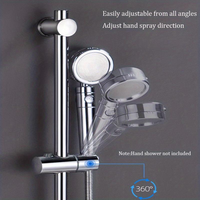 304 Stainless Steel Shower Base Bracket Adjustable Shower Head