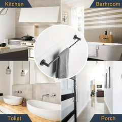 Adjustable Stainless Steel Towel Holder 15-27.8 Inch Single Bar