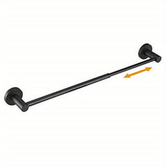 Adjustable Stainless Steel Towel Holder 15-27.8 Inch Single Bar