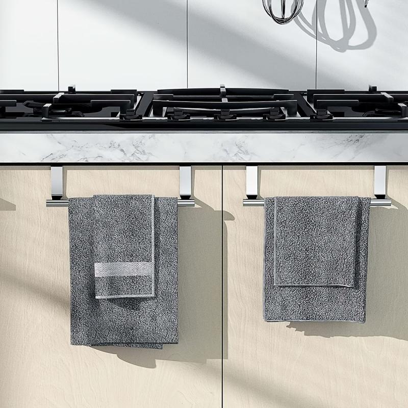 Stainless Steel Towel Rack Wall Mounted Storage