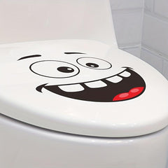 Waterproof Toilet Lid Decal Bathroom Decor Self Adhesive Cover Sticker