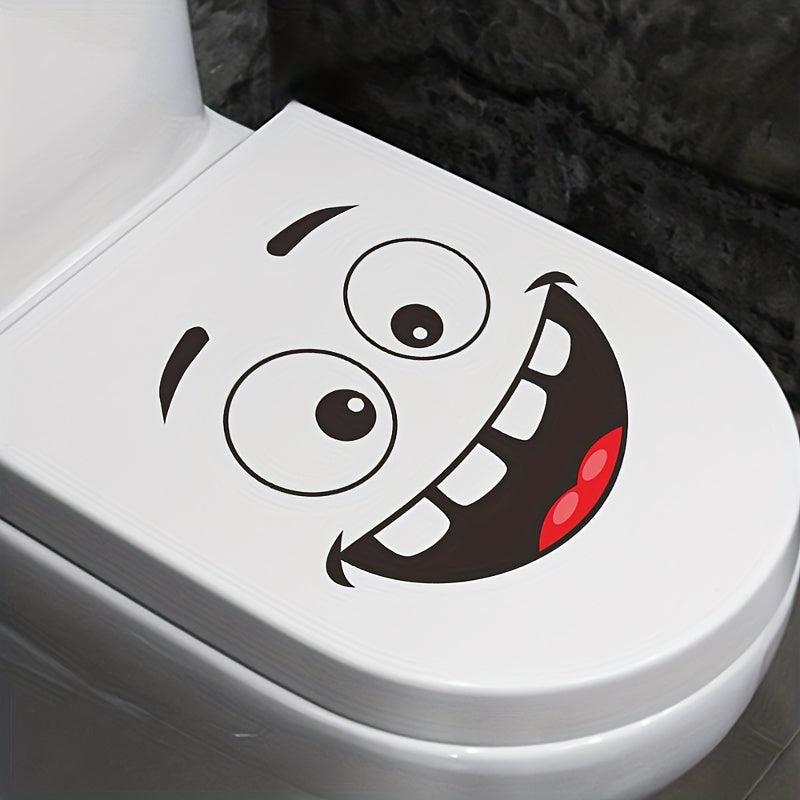 Waterproof Toilet Lid Decal Bathroom Decor Self Adhesive Cover Sticker