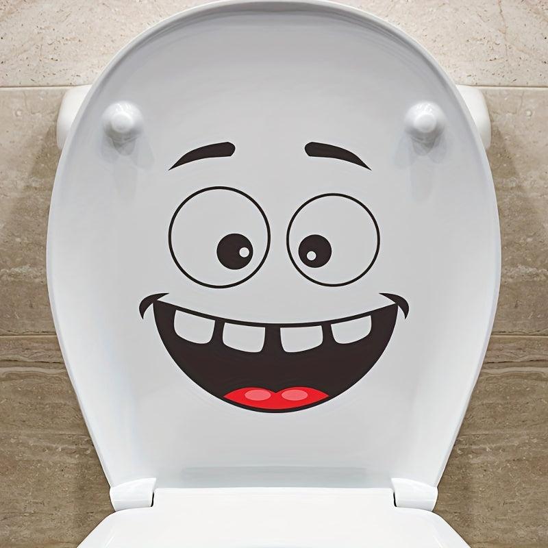 Waterproof Toilet Lid Decal Bathroom Decor Self Adhesive Cover Sticker