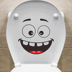 Waterproof Toilet Lid Decal Bathroom Decor Self Adhesive Cover Sticker