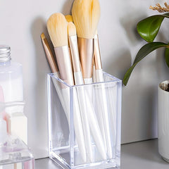 Acrylic Pen Holder Makeup Brush Storage Container Stationery Organizer
