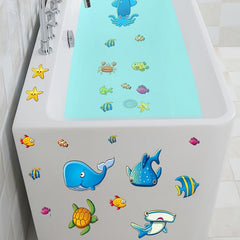 6pcs Non Slip Sea Animal Bathroom Stickers for Kids and Adults