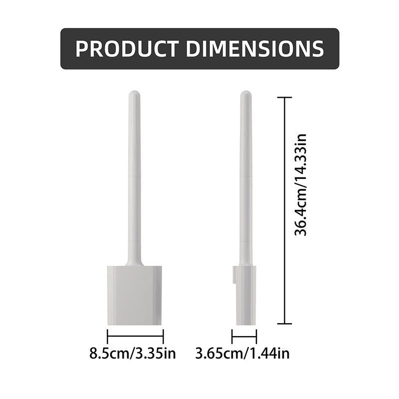 Long Handle Cleaning Brush for Toilet Bathroom with Holder Box
