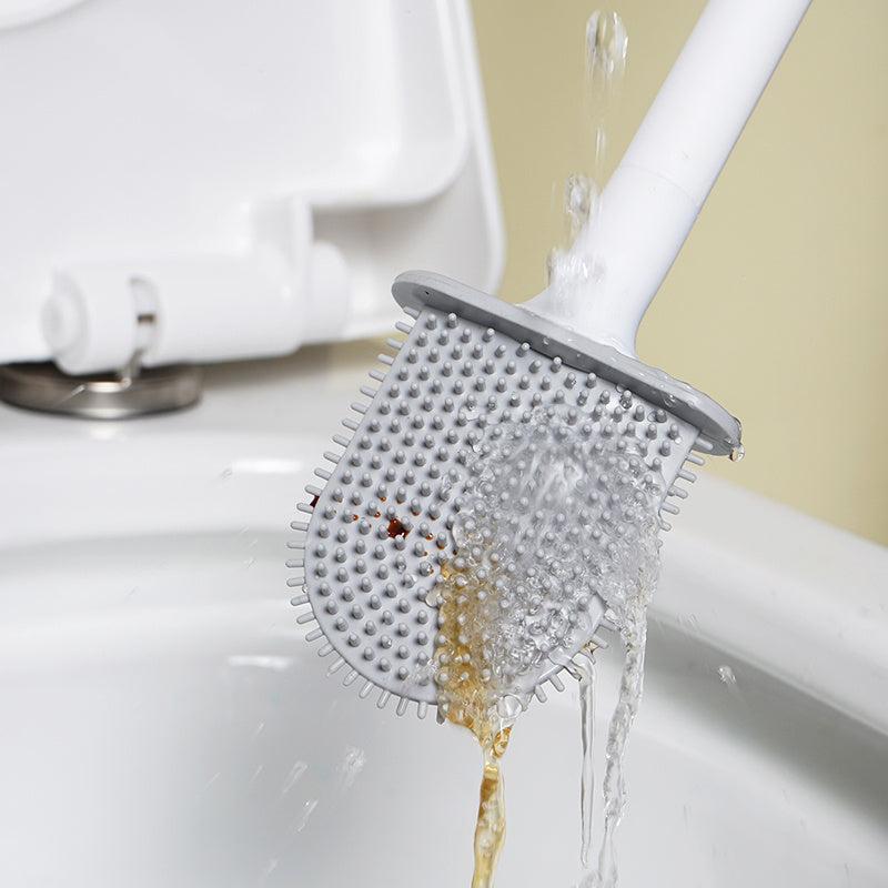 Long Handle Cleaning Brush for Toilet Bathroom with Holder Box