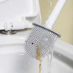 Long Handle Cleaning Brush for Toilet Bathroom with Holder Box