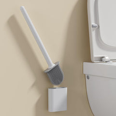 Long Handle Cleaning Brush for Toilet Bathroom with Holder Box