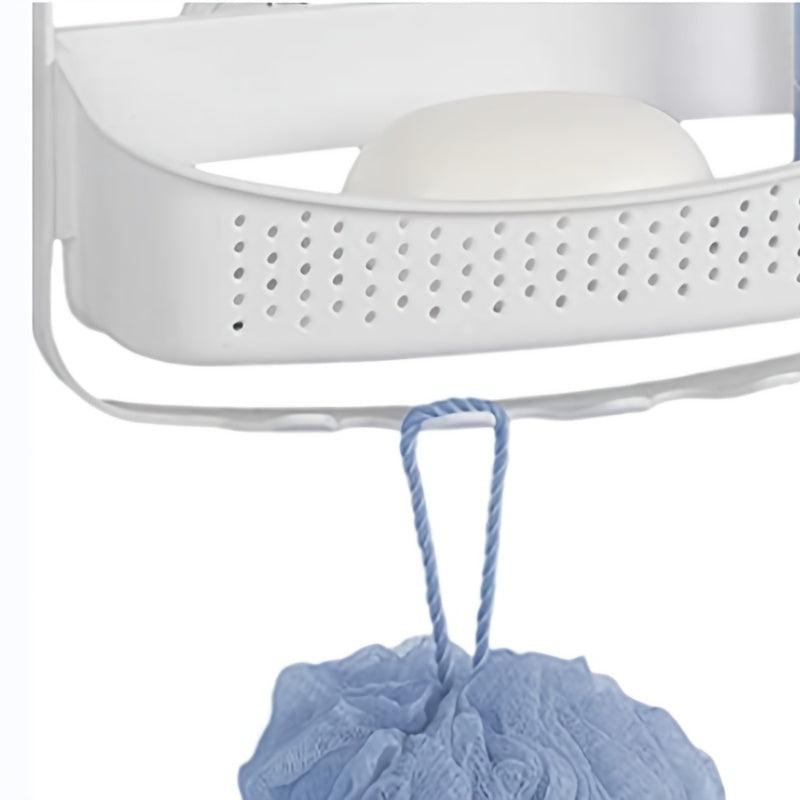 Adjustable Over Shower Head Hanging Caddy for Body Wash Shampoo