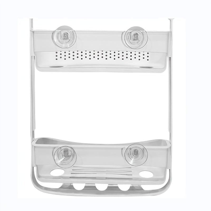 Adjustable Over Shower Head Hanging Caddy for Body Wash Shampoo