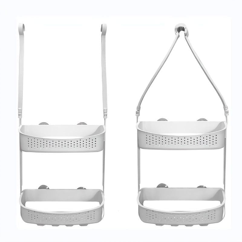 Adjustable Over Shower Head Hanging Caddy for Body Wash Shampoo