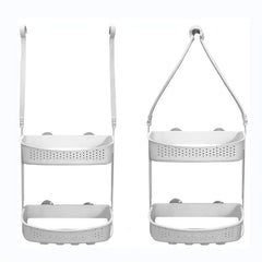 Adjustable Over Shower Head Hanging Caddy for Body Wash Shampoo