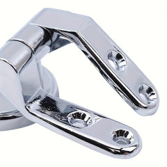16pc Zinc Alloy Toilet Seat Hinges Replacement With Screws