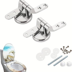 16pc Zinc Alloy Toilet Seat Hinges Replacement With Screws