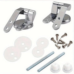 16pc Zinc Alloy Toilet Seat Hinges Replacement With Screws