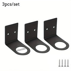 3pcs Shampoo Body Wash Bottle Hanging Rack Stainless Steel Hand Sanitizer Hook