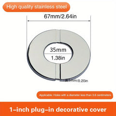 Stainless Steel Wall Hole Decoration Cover Round Shower Faucet Decorative Cover