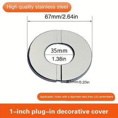 Stainless Steel Wall Hole Decoration Cover Round Shower Faucet Decorative Cover