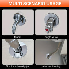 Stainless Steel Wall Hole Decoration Cover Round Shower Faucet Decorative Cover
