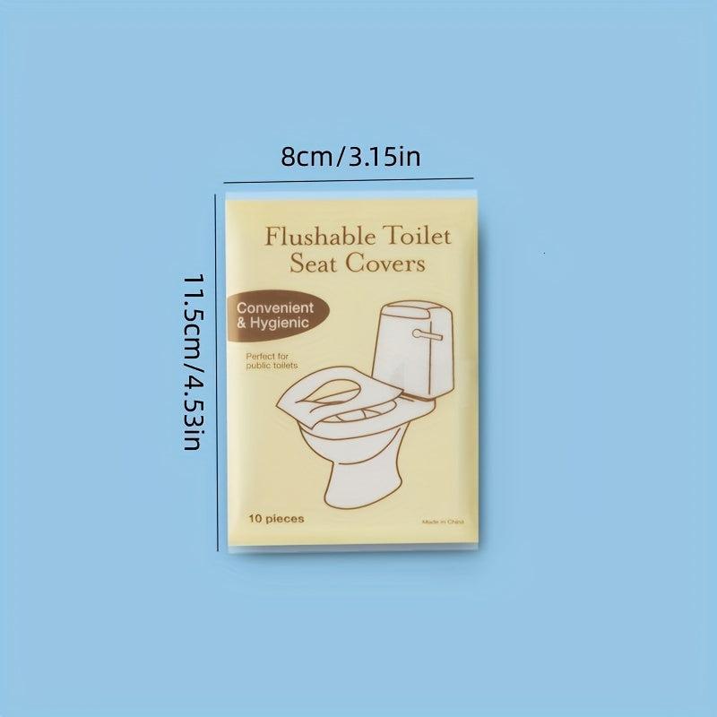 Disposable Toilet Seat Covers - Germ Protect - Soluble Water Wood Pulp Paper