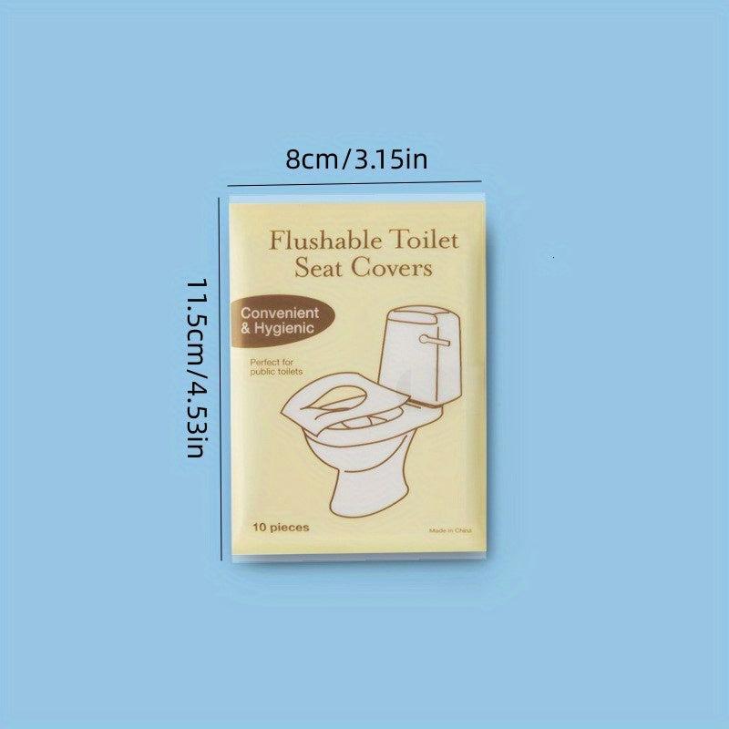 Disposable Toilet Seat Covers - Germ Protect - Soluble Water Wood Pulp Paper