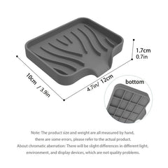 Silicone Soap Dish Self Draining Soap Tray for Shower Bathroom Kitchen