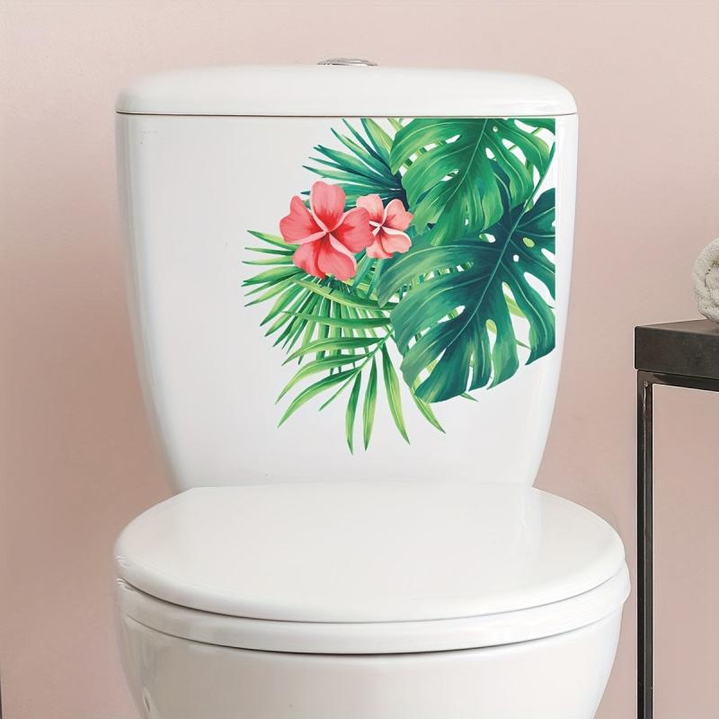 Waterproof Tropical Green Plant Leaf Sticker for Home Decor