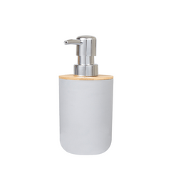 4pc Bathroom Set: Lotion Dispenser, Soap Dish, Cup, Toothbrush Holder