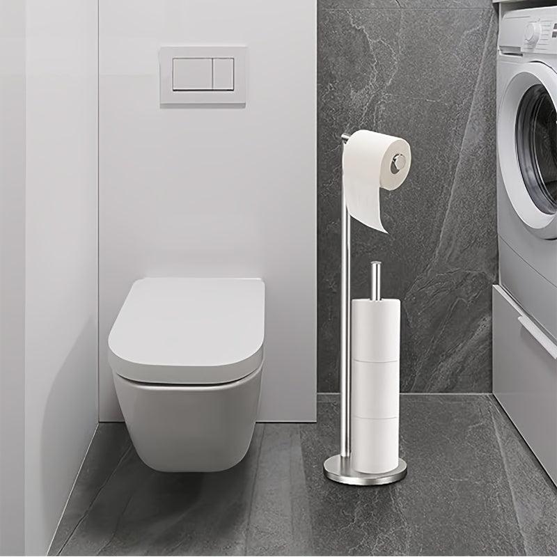 Stainless Steel Toilet Paper Holder Freestanding Tissue Holder