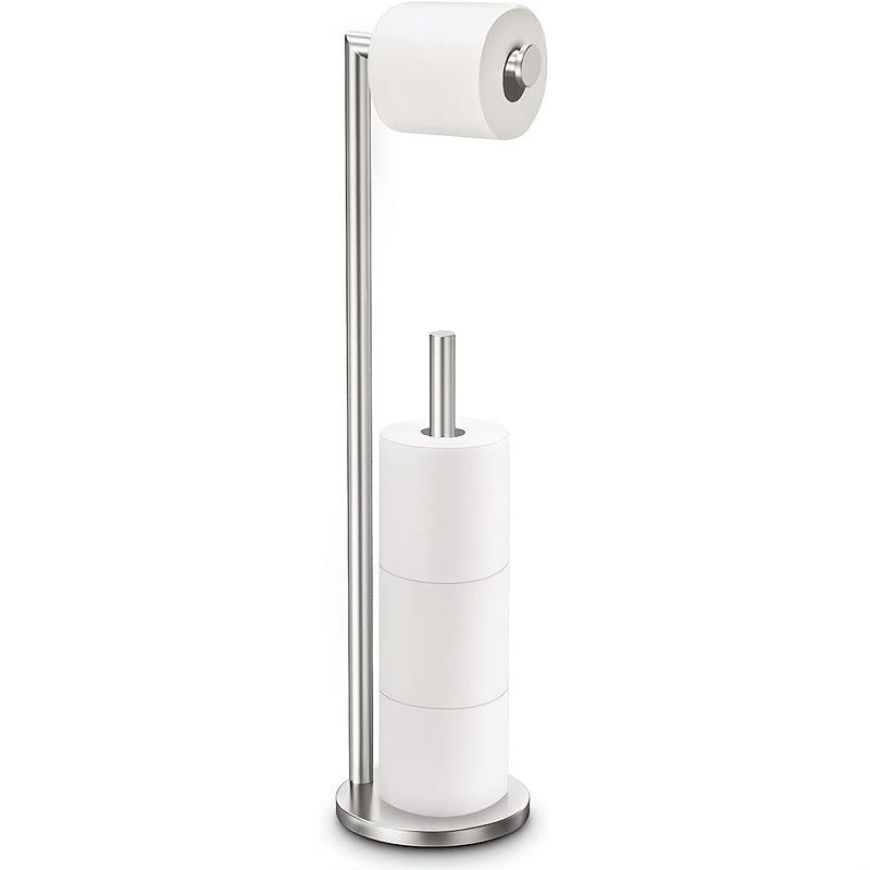 Stainless Steel Toilet Paper Holder Freestanding Tissue Holder