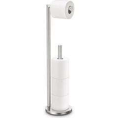 Stainless Steel Toilet Paper Holder Freestanding Tissue Holder