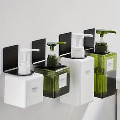 3pcs Stainless Steel Shampoo Holder Rack Self Adhesive Bathroom Accessories