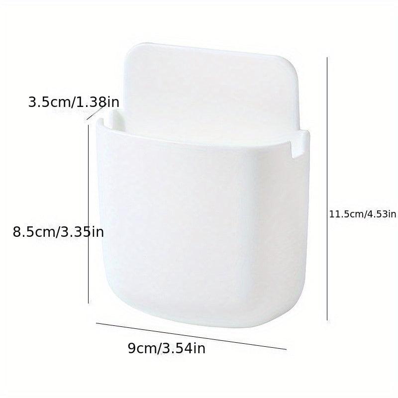 Wall Mounted Remote Control Storage Box Bedside Organizer Rack
