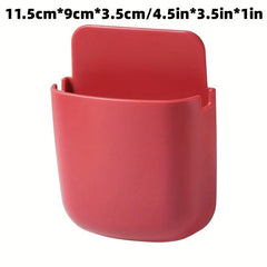 Wall Mounted Remote Control Storage Box Bedside Organizer Rack