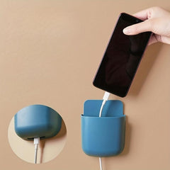Wall Mounted Remote Control Storage Box Bedside Organizer Rack