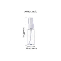 10pcs Plastic Spray Bottle Perfume Essential Atomizer Portable