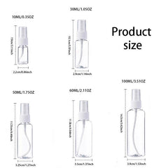 10pcs Plastic Spray Bottle Perfume Essential Atomizer Portable