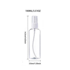 10pcs Plastic Spray Bottle Perfume Essential Atomizer Portable