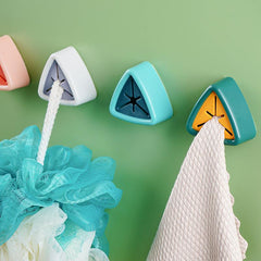 Adhesive Towel Plug Holder Wall Mounted Bathroom Towel Hook
