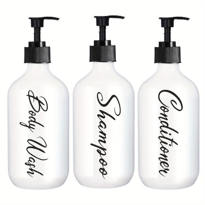 3pcs Dispenser Waterproof Label Shower Refillable