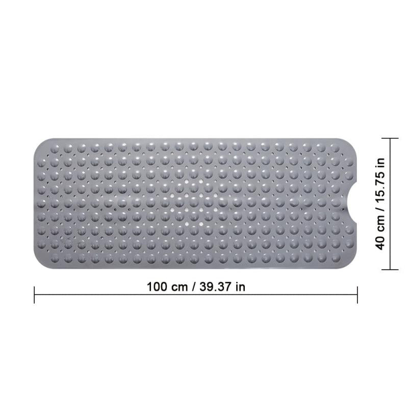 Non Slip Bathtub Mat with Suction Cups and Drainage Hole