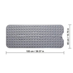 Non Slip Bathtub Mat with Suction Cups and Drainage Hole