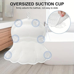 Bath Pillow Spa Pillows Neck Head Back Support Thick Tub Cushions