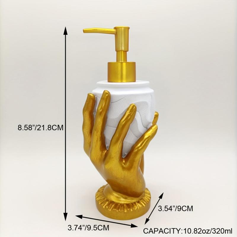Creative Finger Soap Dispenser Countertop Lotion Bottle Pump Bathroom