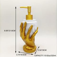 Creative Finger Soap Dispenser Countertop Lotion Bottle Pump Bathroom